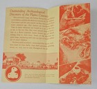 Indian Burial Pit Tourist Brochure Vintage Exc