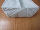 Vintage Diaper Stacker Holder Hanging Handmade Embroidery