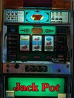 Vintage Working Japanese Pachislo Pachinko Slot Machine Coin-op analog With Key