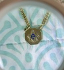 Vintage Anson Masonic Tie Bar Clip 1 20 12k Gold Filled Freemason G Safety Chain