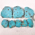 Gs1229 Classic Kingman Turquoise Rough Slabs 61 2gr Lapidary  Cabbing