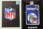 Zippo 48440 Windproof Lighter Nfl New England Patriots Helmet - New Old Stock