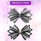2 Pack Shoe Clips For Women Dress Shoes  Removable Rhinestone Bow High Heel Shoe