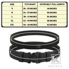 Krydex Tactical Police Security Guard Duty Belt W Flashlight spray baton Holster