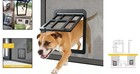 Versatile Magnetic Swing Pet Door For Large Dogs - Install On Screen Doors