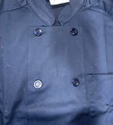 Nwt New Navy Blue Chef Coat Jacket W  Chest Pocket - Size Choice