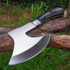 9  Small Axe Hatchet Wood Sheath Full Tang Camping Outdoors Survival Stainless