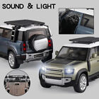 1 18 Land Rover Defender 110 Diecast Model Car Toy Collectible Sound Light Gift