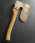 Early Antique Rare Primitive Goosewing Hewing Axe Hatchet Late 18th Early 19th C