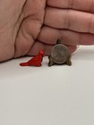Vintage Miniature Cardinal Bird Bug House Japan Bone China Figurine Trinket