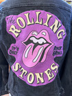 Ooak Upcycled Jacket - The Rolling Stones - Women   s  X Large
