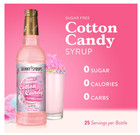 Jordan s Skinny Mixes Sugar Free Syrup  Cotton Candy Flavor  Fruit Flavored Mix
