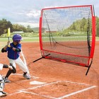 5x5ft Portable Baseball   Softball Net Practice Hitting Pitching Net W carry Bag
