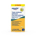 Equate First Aid Triple Antibiotic Ointment  Infection Protection  2 Oz  2 Pack