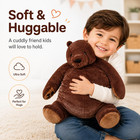Giant Brown Bear Plush  60cm Soft Stuffed Animal For Kids