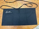 Happy Chef Black Waiter Three-pocket Waist Apron 22      11    New