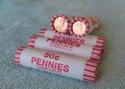 2010-p   original Bank Wrapped    Uncirculated Lincoln Cent Roll - Obw Penny s