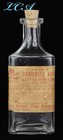 Antique Denver Colorado Medicine Poison Bottle Embossed W Label Skull   X-bones