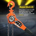 3 Ton Lever Chain Hoist Comealong Ratchet Lever Block 3000kg 10ft Lift Tool Shg