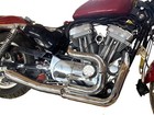 Sportster Holeshot 2 1 Exhaust Header System Chrome For Xl 1985-2004 Harley