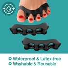Silicone Gel Toe Separators Spacers Pair For Foot Comfort   Toe Alignment