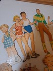 Vintage Lot Of Old Paper Dolls Magazine Cut Outs As Is