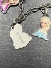 Disney Frozen Silver Tone Charm Bracelet Anna Elsa Olaf Charms Toggle Clasp