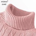 Men s Turtleneck Soft Sweater 2023 Warm Knitted Autumn winter Pullover Jumper