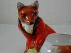 Royal Doulton England Huntsman Fox Tinket Salt Dish Bone China Figurine  3 1 4 