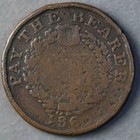 1863 Patriotic Civil War Token  83 264a  pay The Bearer One Cent  R-4