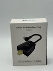 Meross Outdoor Smart Plug Wifi Outlet 2 Grounded Sockets Waterproof Timer Black