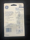 Ge 2 Pack Candelabra Ca Base Bent Tip Crystal Clear Light Bulbs  25 Watt     