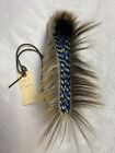 12 Inch White Porcupine Hair Roach Native American Headdress  pr-3