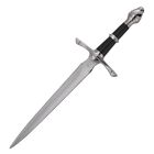 14  Medieval Knight Dagger Knife Chrome Finish Historical Short Sword   Scabbard
