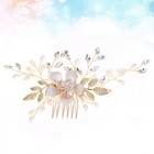 Wedding Hair Comb Flower Crystal Bridal Clip Pearl Comb Barrette Bride Comb