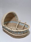 Pleasant Company Lullaby Basket Moses Wicker Bassinet American Girl Bitty Baby