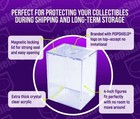 Popshield Armor Hard Stack 2 Pack Funko Pop Protector Case 4 Inch Magnetic Lid
