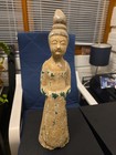 Fine China Chinese Tang Dynasty Terracotta Figure Of A Woman