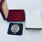 1971 Canada  1 British Columbia Silver Dollar Killer Rainbow Toning W  Case  7