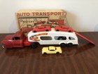 Original Near Mint 1950   s Marx Auto Transport With Original Box W inserts  Cars