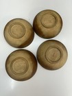 Set Of 4 Wooden Salad Or Condiment Bowls Made In Japan