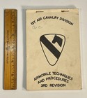 Rare 1st Air Cavalry Division Airmobile Techniques   Procedures 1966 Booklet