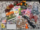 Craft Supplies Mixed Lot Assorted Seasonal Decor Florals Stickers Diy Destash