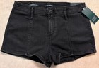 Lot Of 6     Womens Super High Rise Seamed Black Jeans Shorts Wild Fable Sz 4 Nwt