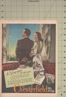 Vintage 1945 Chesterfield Cigarettes Print Ad World War 2 Era Advertising