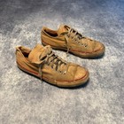 Vintage 70s Converse Chuck Taylor Low Top Mens 9 Tan Canvas Made In Usa Grunge