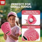 Toddler Girls Tball Kit  T Ball Stand   Glove  Indoor Outdoor Baseball Toy