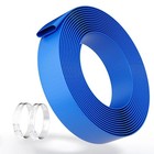 Discharge Hose Lay Flat Hose 2 Inch X 50 Feet Pvc Backwash Drain Hose W  Clamp