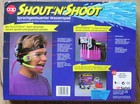 German Shout  n Shoot Water Gun Voice Controlled  93 Vtg Cap Toys Shooter Misb