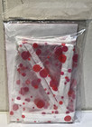 Vtg 1970s Rain Wind Bonnet Hat Visor New Orig Packaging Clear W Red Polkadot 